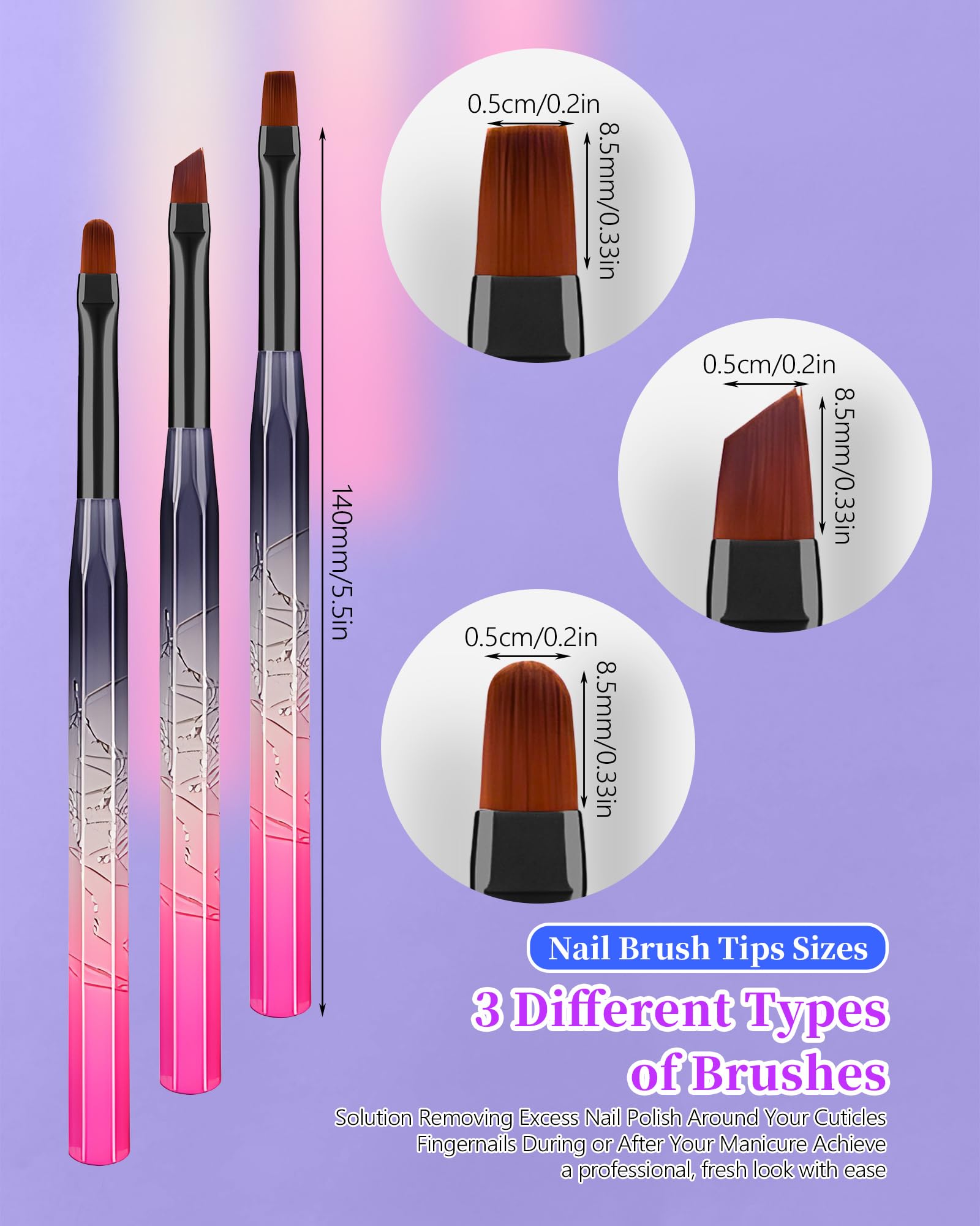AMilHiTon brushes held in hand to show scale and comfortable handle grip