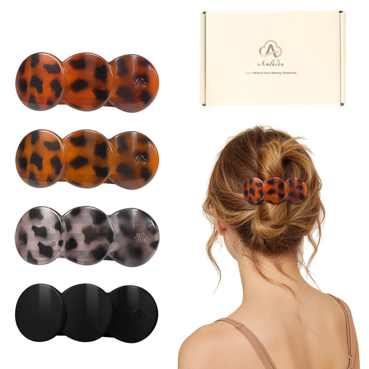 Amlaidu front view tortoise flat clip pack shows compact styling and versatile colors