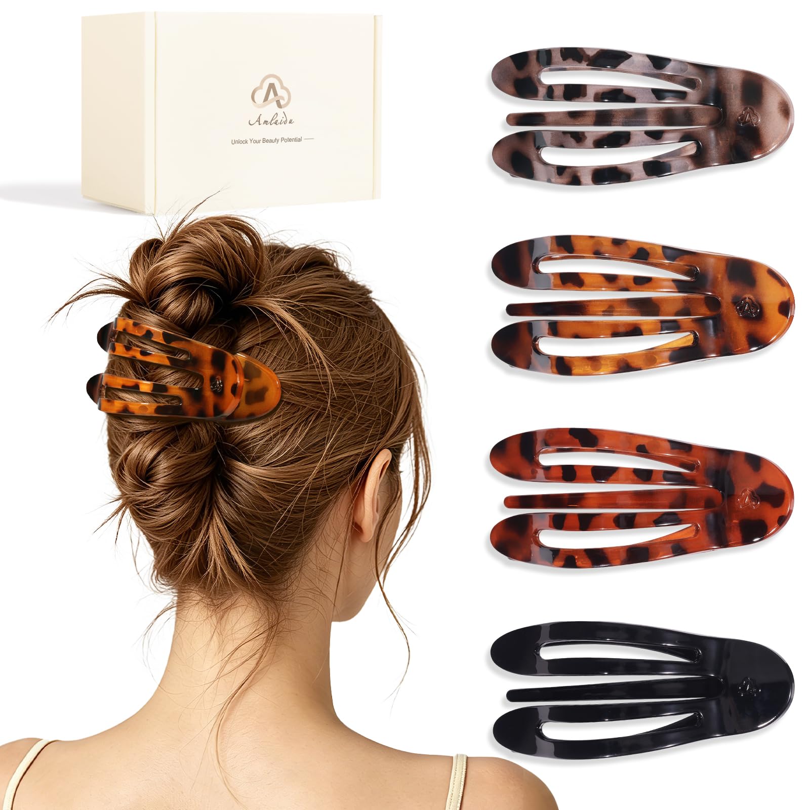 Amlaidu front packaging showing gift-ready box and four clips