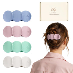 Amlaidu front view of four color clips shows variety and styling options
