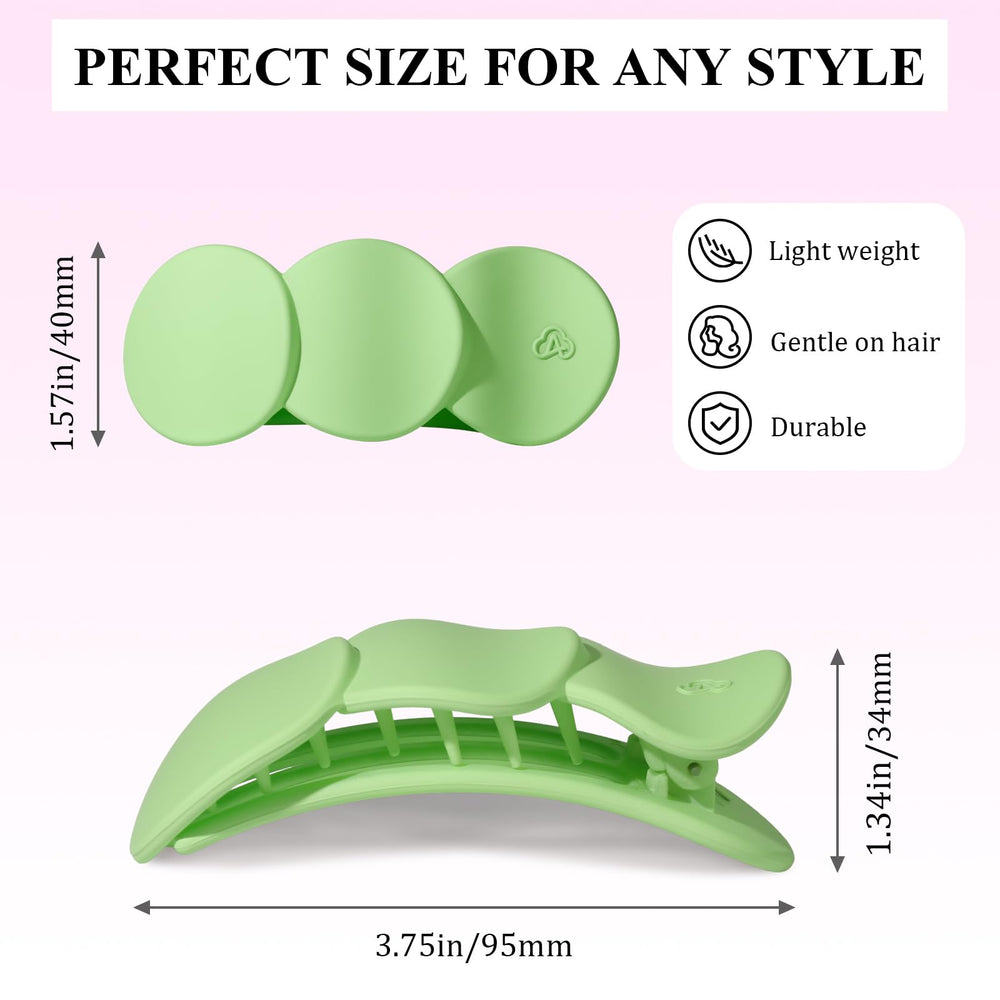 Amlaidu clip holding half-up hairstyle for comfortable everyday styling