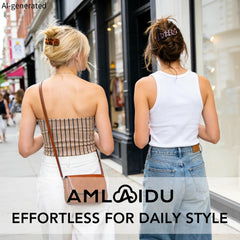 Amlaidu clip used while driving showing non-poking, comfortable wear