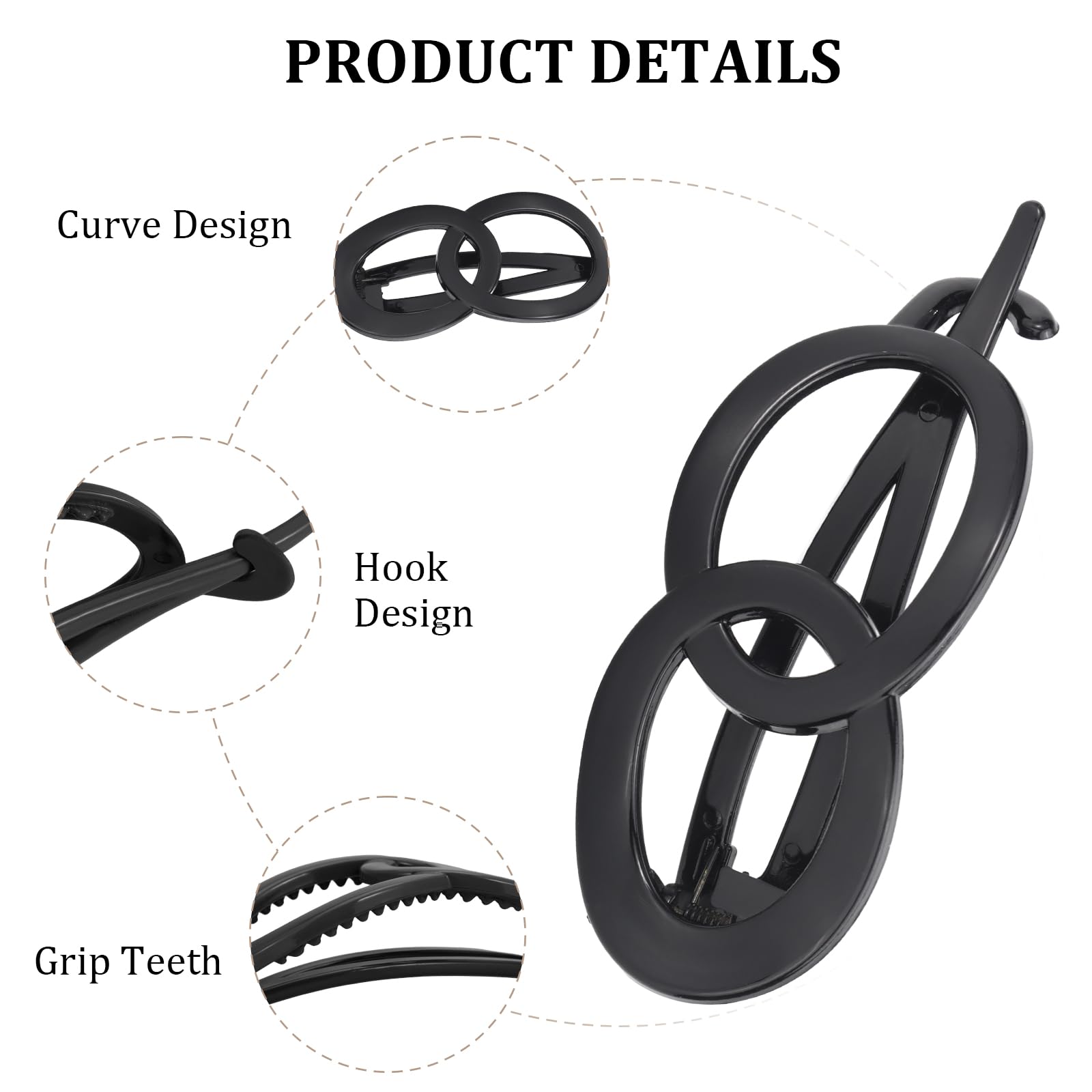 Amlaidu clip in hand to show 4.2-inch scale and easy one-hand use benefit