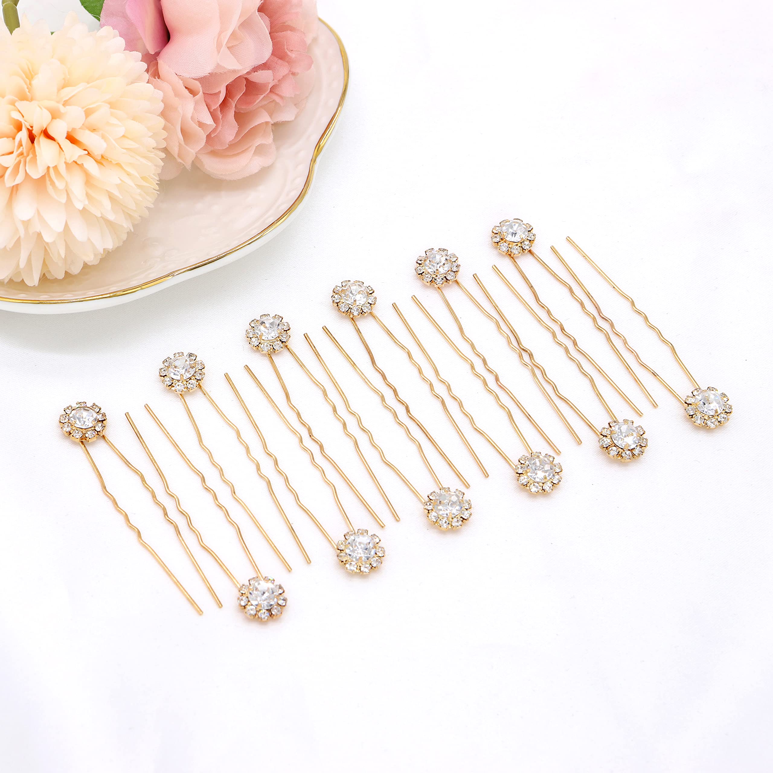 Ammei Headpiece close-up rhinestone detail highlighting sparkle and visual impact