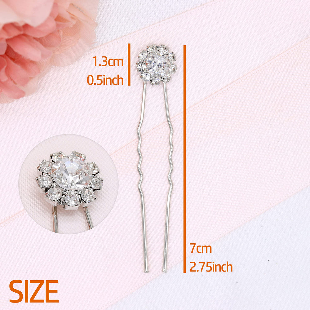 Ammei Headpiece close-up of rhinestones highlighting precise setting and sparkle