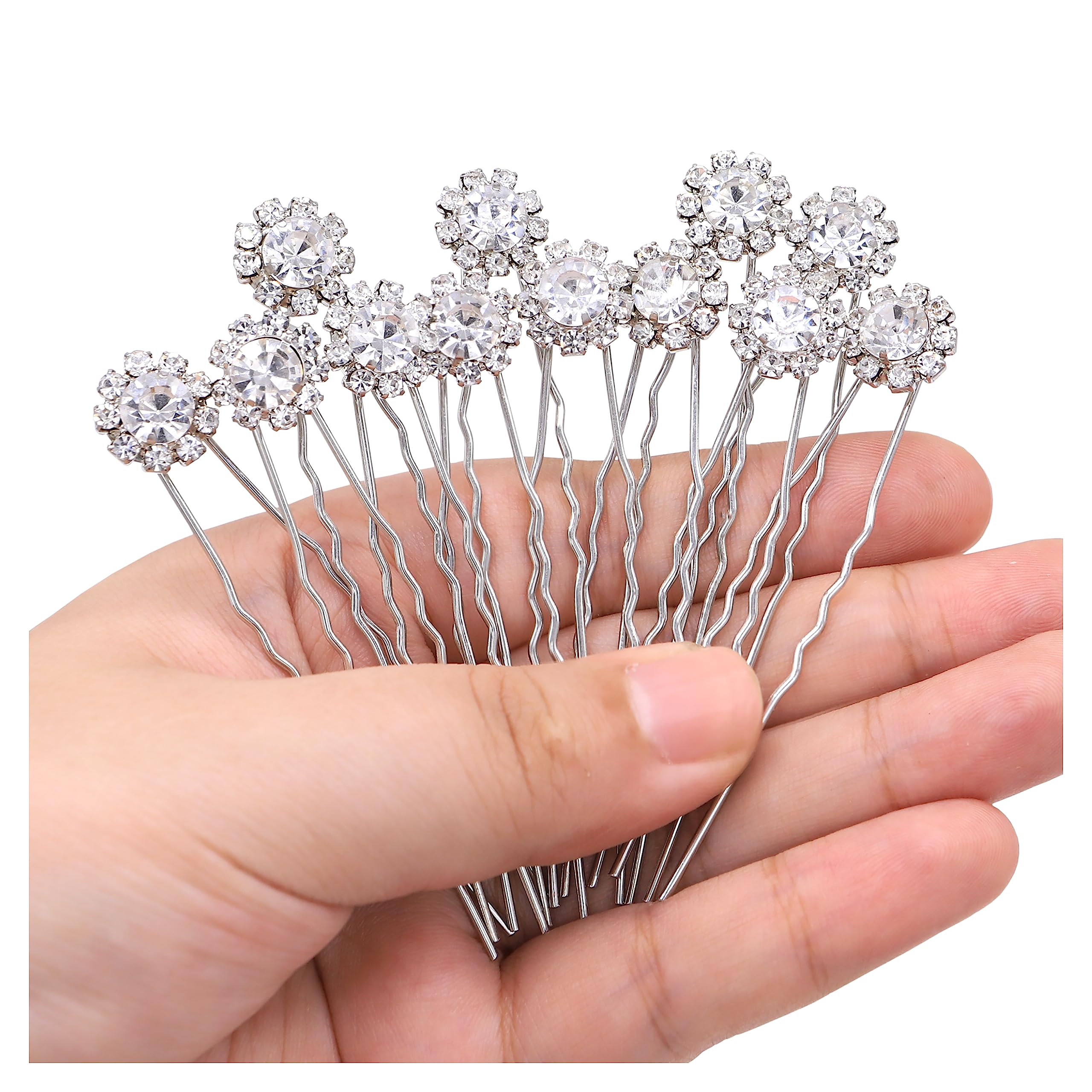 Ammei Headpiece front packaging showing set of 12 pins and gift box for easy gifting