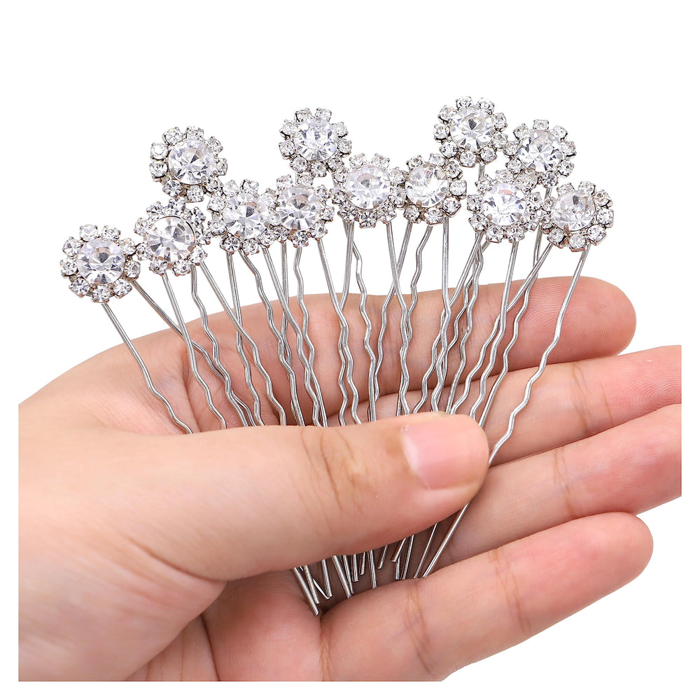 Ammei Headpiece front packaging showing set of 12 pins and gift box for easy gifting