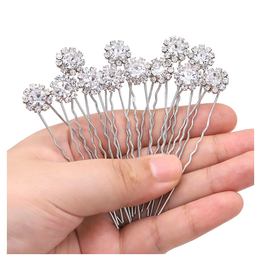 Ammei Headpiece front packaging showing set of 12 pins and gift box for easy gifting