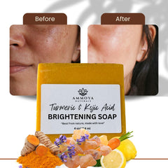 Ammoya Naturals close-up of soap surface texture highlighting gentle exfoliation