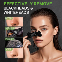 AMOADO charcoal mask texture close-up highlighting rich formula