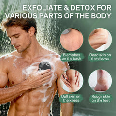 AMOADO creamy foam and lather detail showing gentle moisturizing cleanse benefit