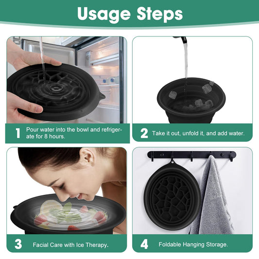 Amoner U built-in ice tray close-up illustrating simple freeze-and-use convenience