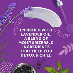 Amope foot mask in a relaxing home spa setting promoting calm