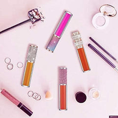 AMORIX tubes inside a makeup bag showing travel-ready storage and stylish look