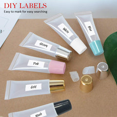 AMORIX tubes displayed on vanity illustrating presentation and marketing use
