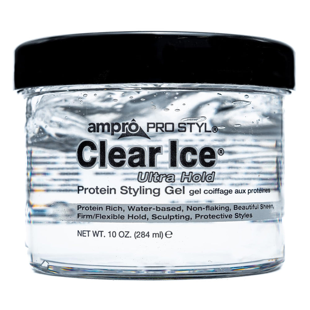 AmPro front packaging showing 10 oz jar and product branding benefit: clear visible label