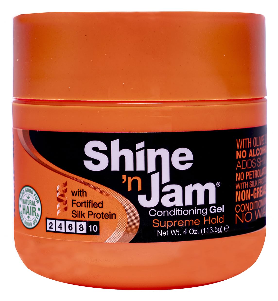 AmPro jar front view showing label and compact travel-friendly benefits