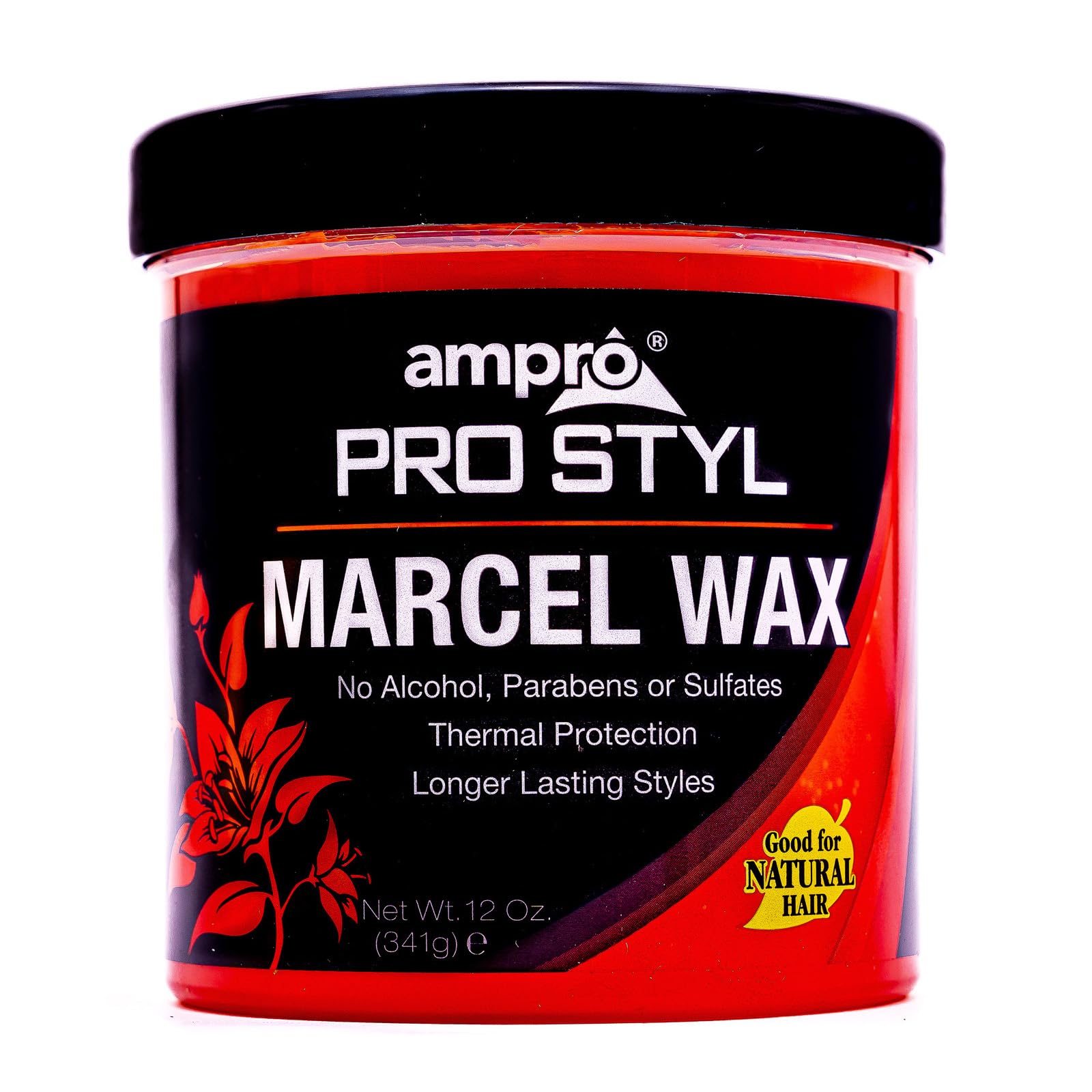 AmPro jar front label showing product and clear unscented claim, easy identification