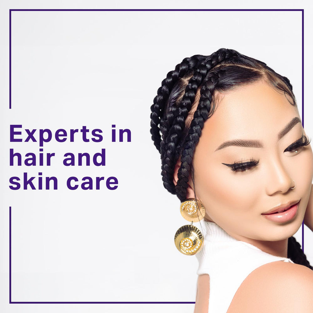 AmPro gel texture on hand demonstrating non-greasy, smooth spread for easy styling
