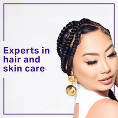 AmPro gel texture on hand demonstrating non-greasy, smooth spread for easy styling