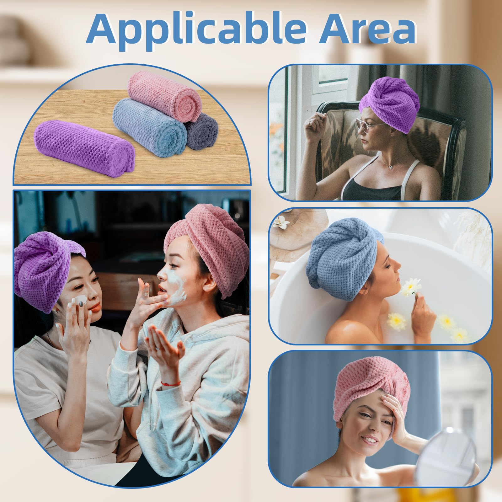 Amrules turban at poolside showing quick-dry benefit after swimming