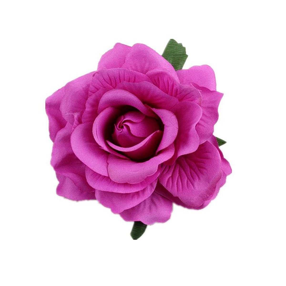 Amuhou flower clipped into an updo for reliable dance-ready hold