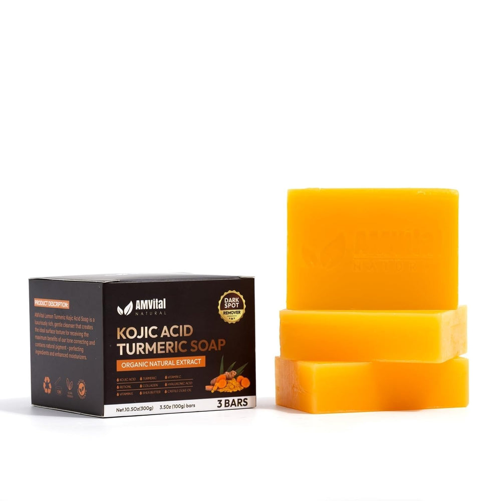 AMVital hand washing face in bathroom showing gentle daily use benefit