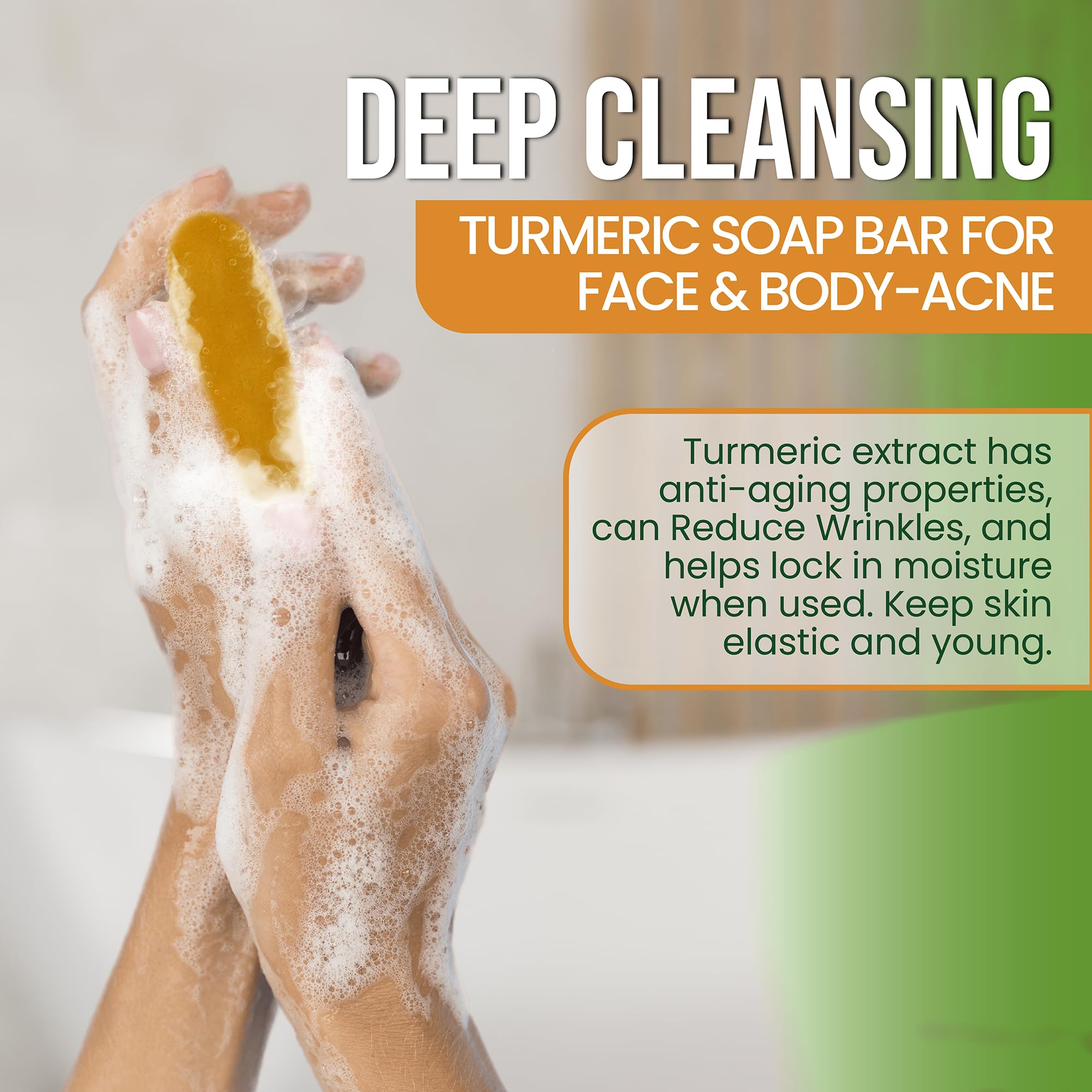 AMVital soap displayed in bathroom setting for daily routine benefit