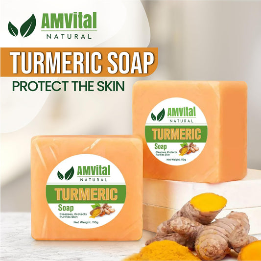 AMVital soap close-up texture highlighting handmade, natural surface