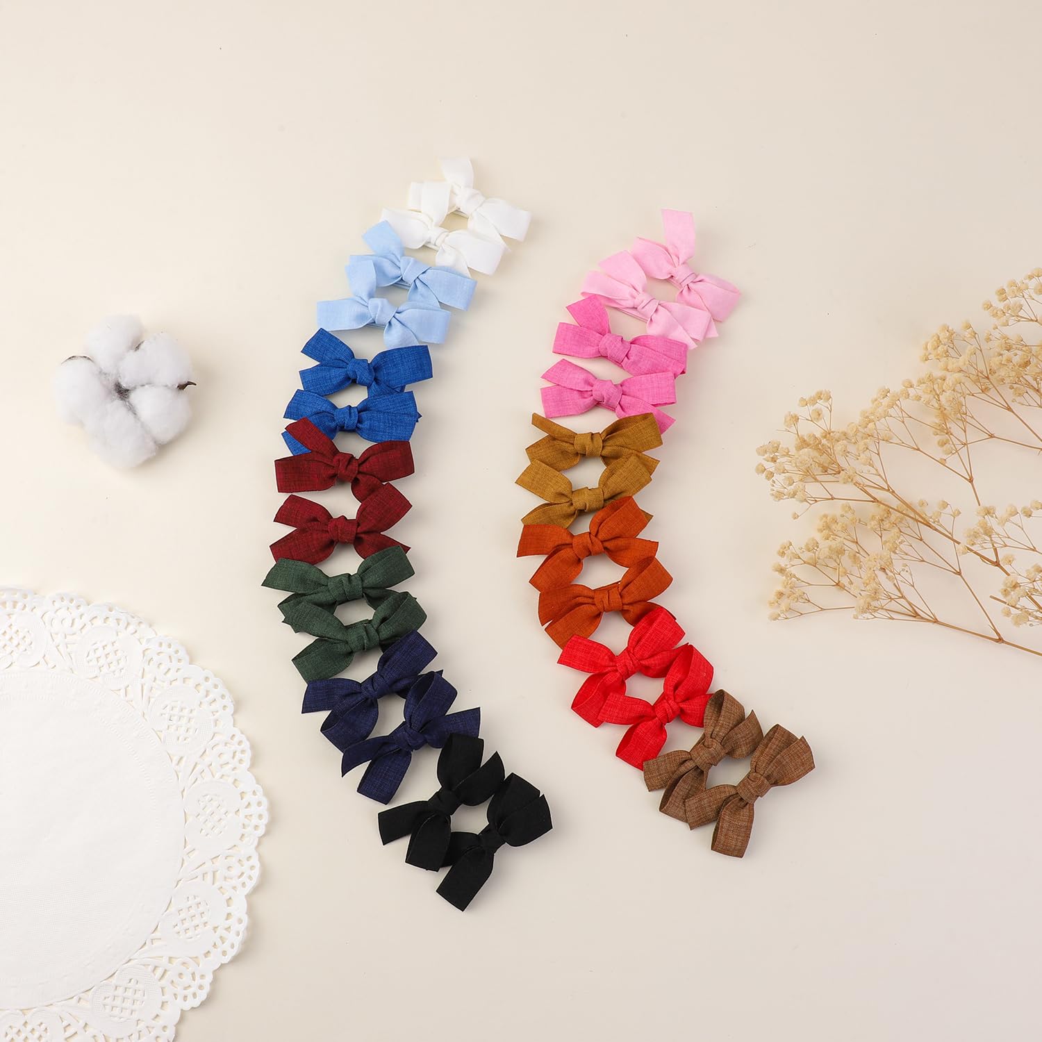 Amybasic bows on gift display card highlighting elegant presentation for gifting