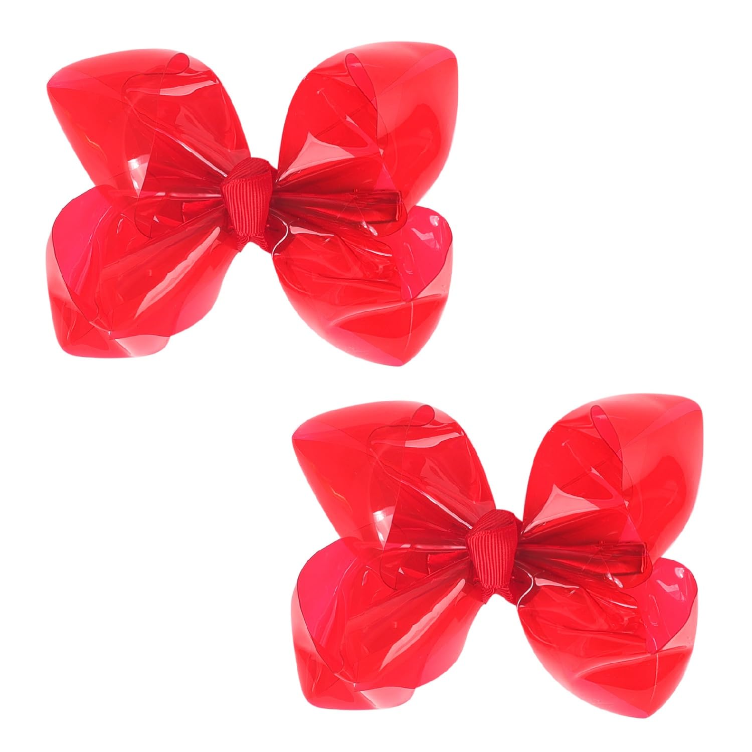 AMYDECOR front packaging showing two red PVC waterproof bows and bright finish