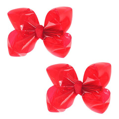 AMYDECOR front packaging showing two red PVC waterproof bows and bright finish