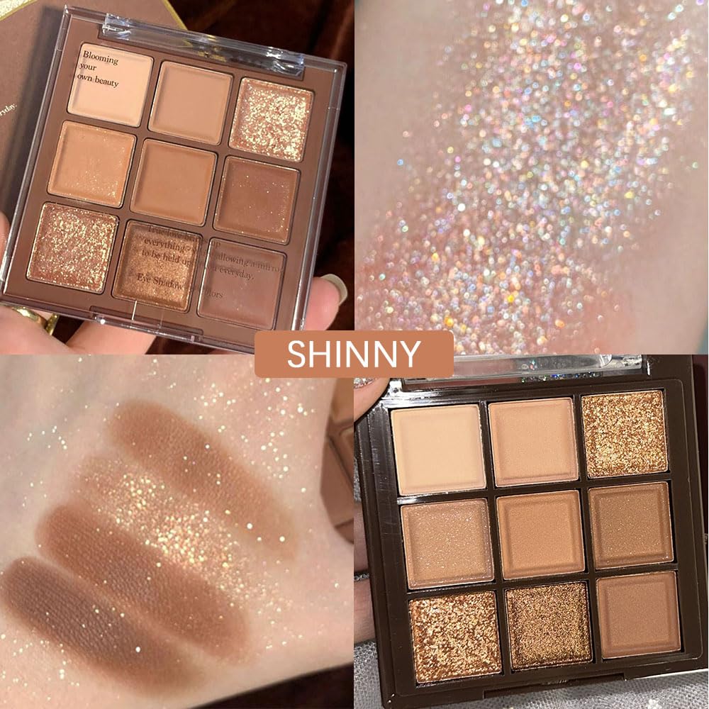 AMY'S DIARY open palette displaying nine coordinated shades for versatile looks