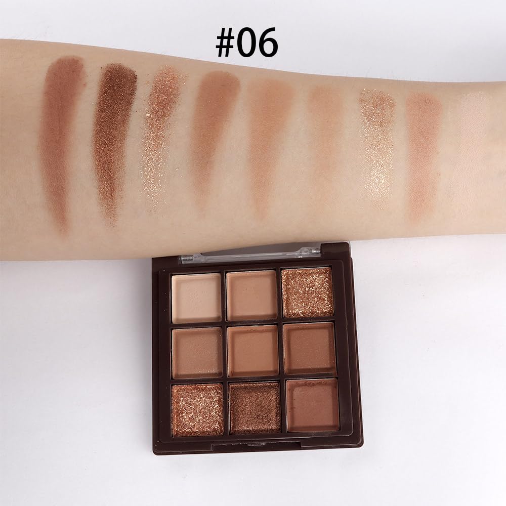 AMY'S DIARY swatches on arm demonstrating pigment payoff and layering