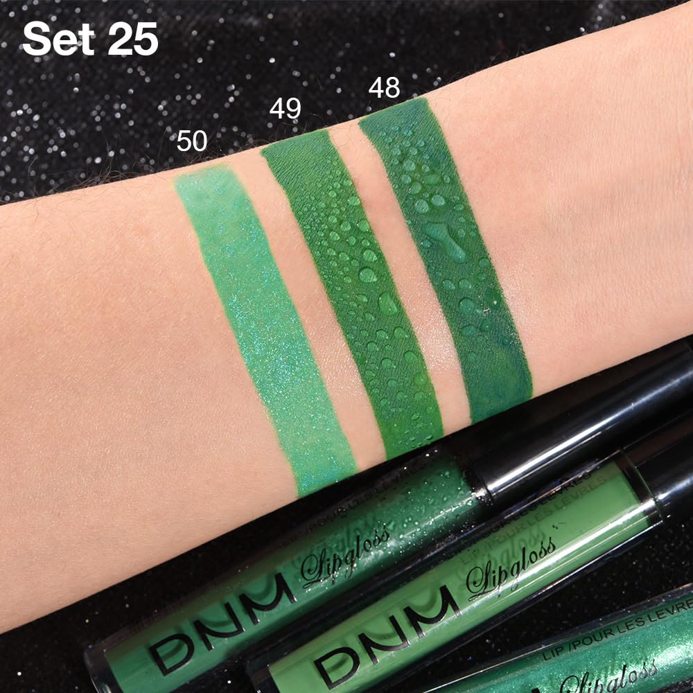 AMY'S DIARY three shade swatches on arm demonstrating true-to-tone color