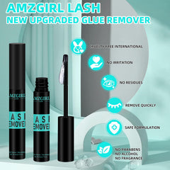 AMZGIRL LASH oil texture close-up demonstrating smooth penetration for fast adhesive breakdown