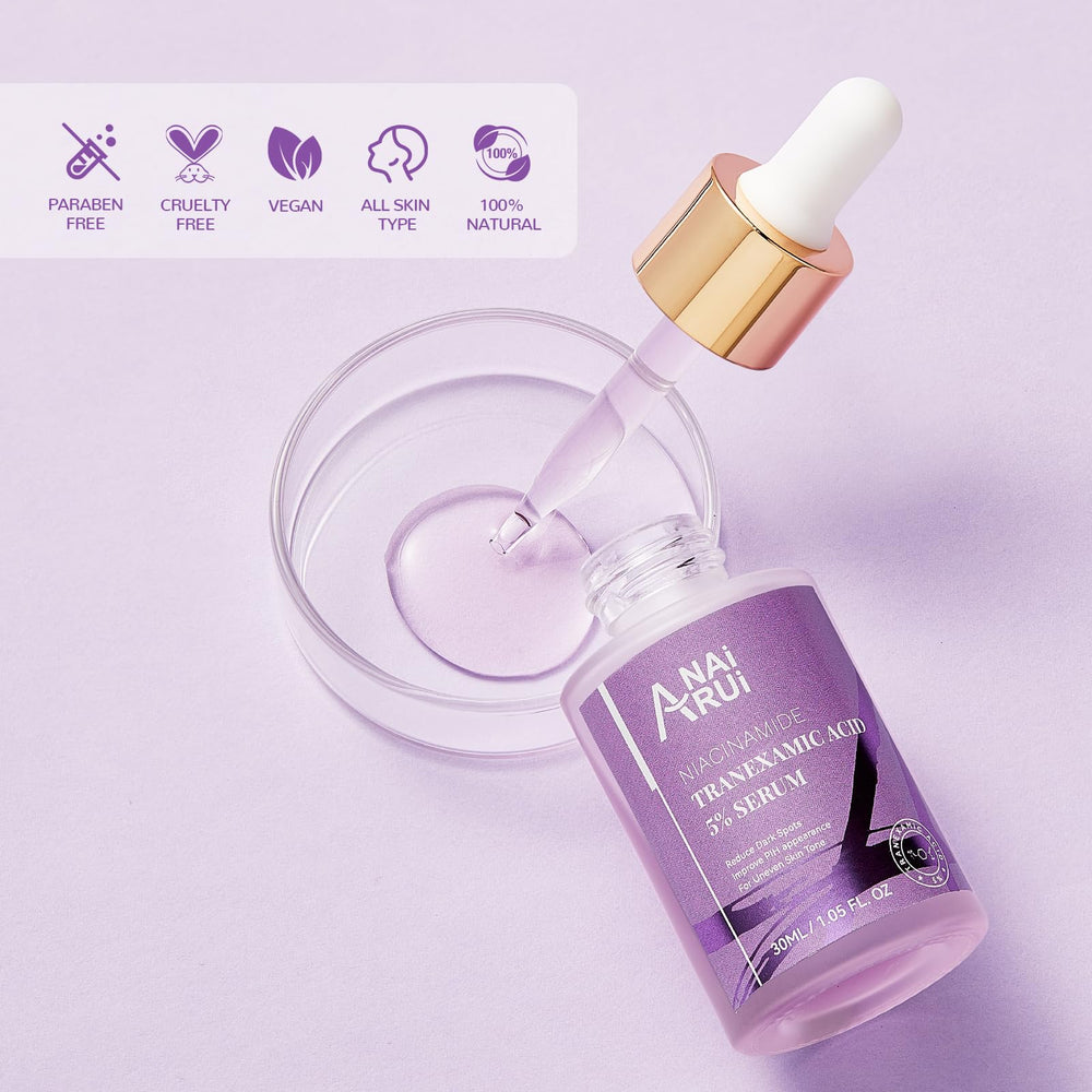 ANAI RUI illustrative before and after focusing on reduced dark spots and improved tone