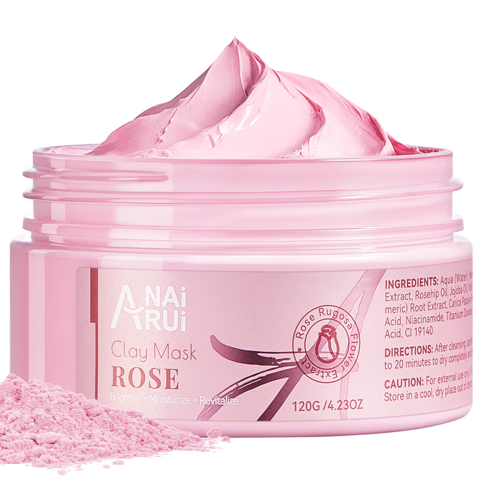 ANAI RUI front packaging showing product benefits and pink clay