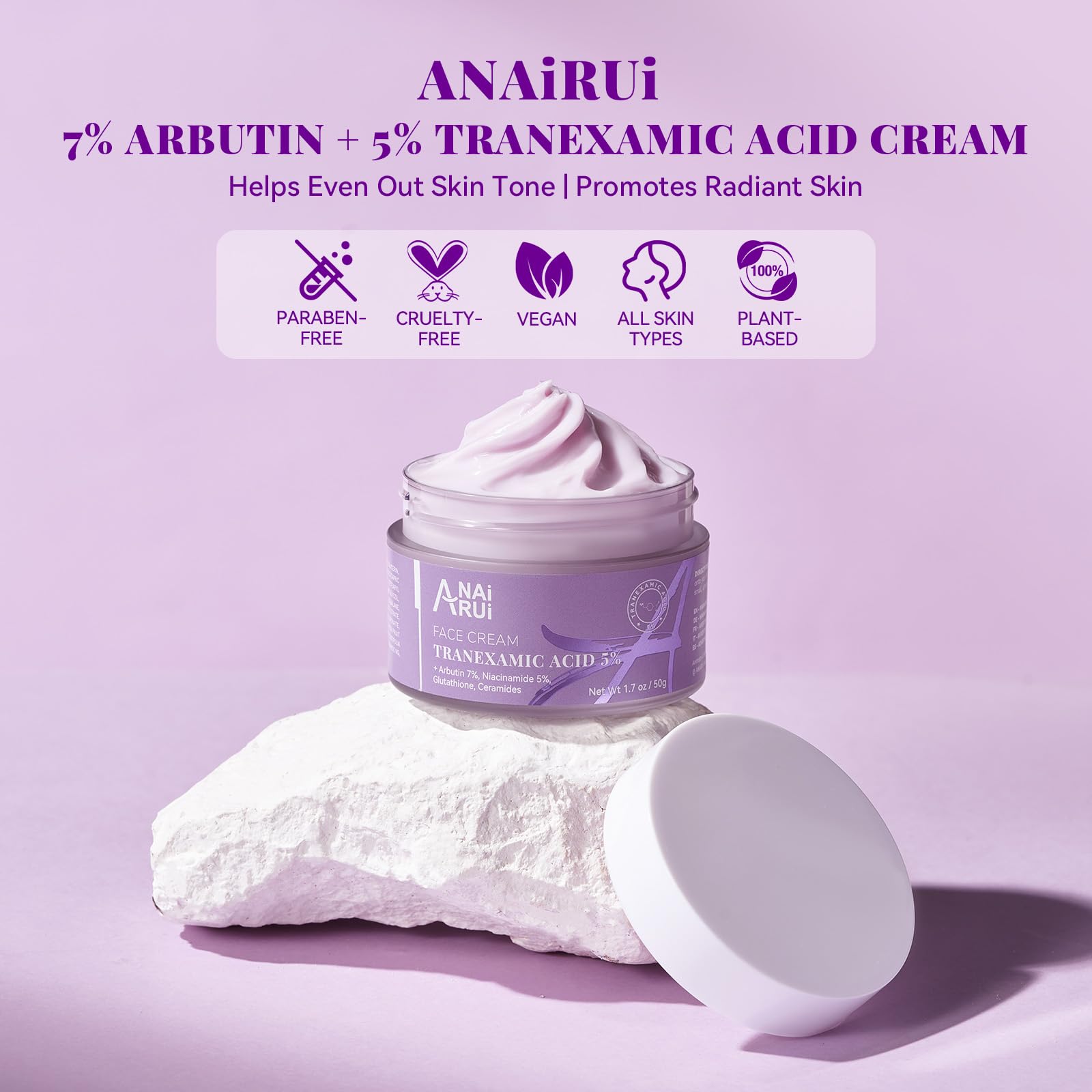 ANAI RUI in a nighttime routine setting suggesting calming evening use