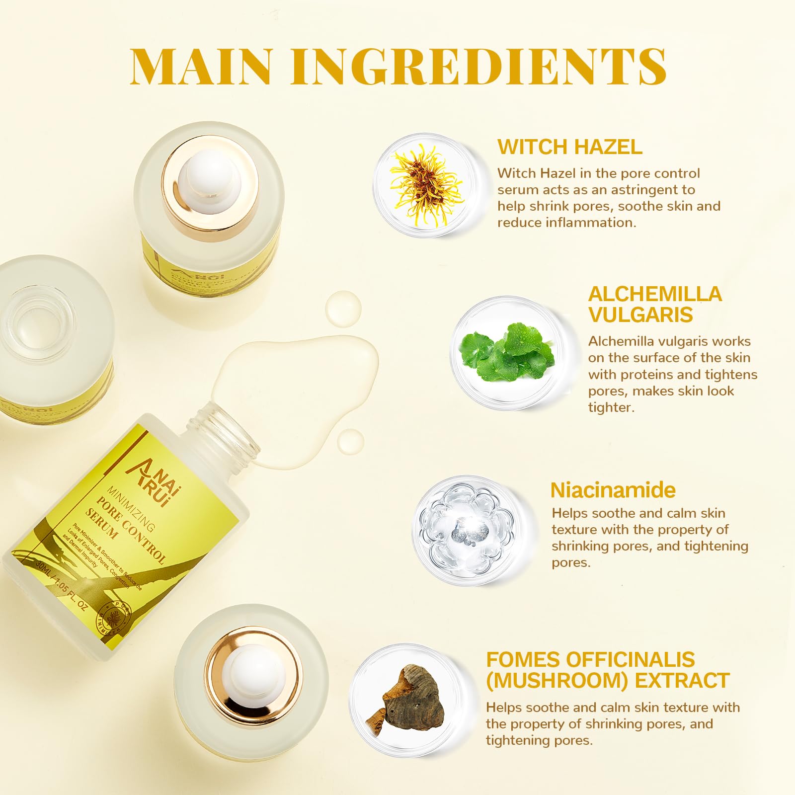 ANAI RUI pipette dispensing serum highlighting lightweight texture