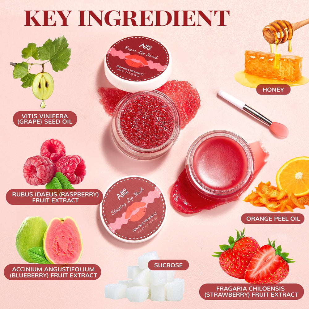 ANAI RUI sugar scrub texture close-up showing gentle exfoliation benefit