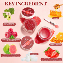 ANAI RUI sugar scrub texture close-up showing gentle exfoliation benefit