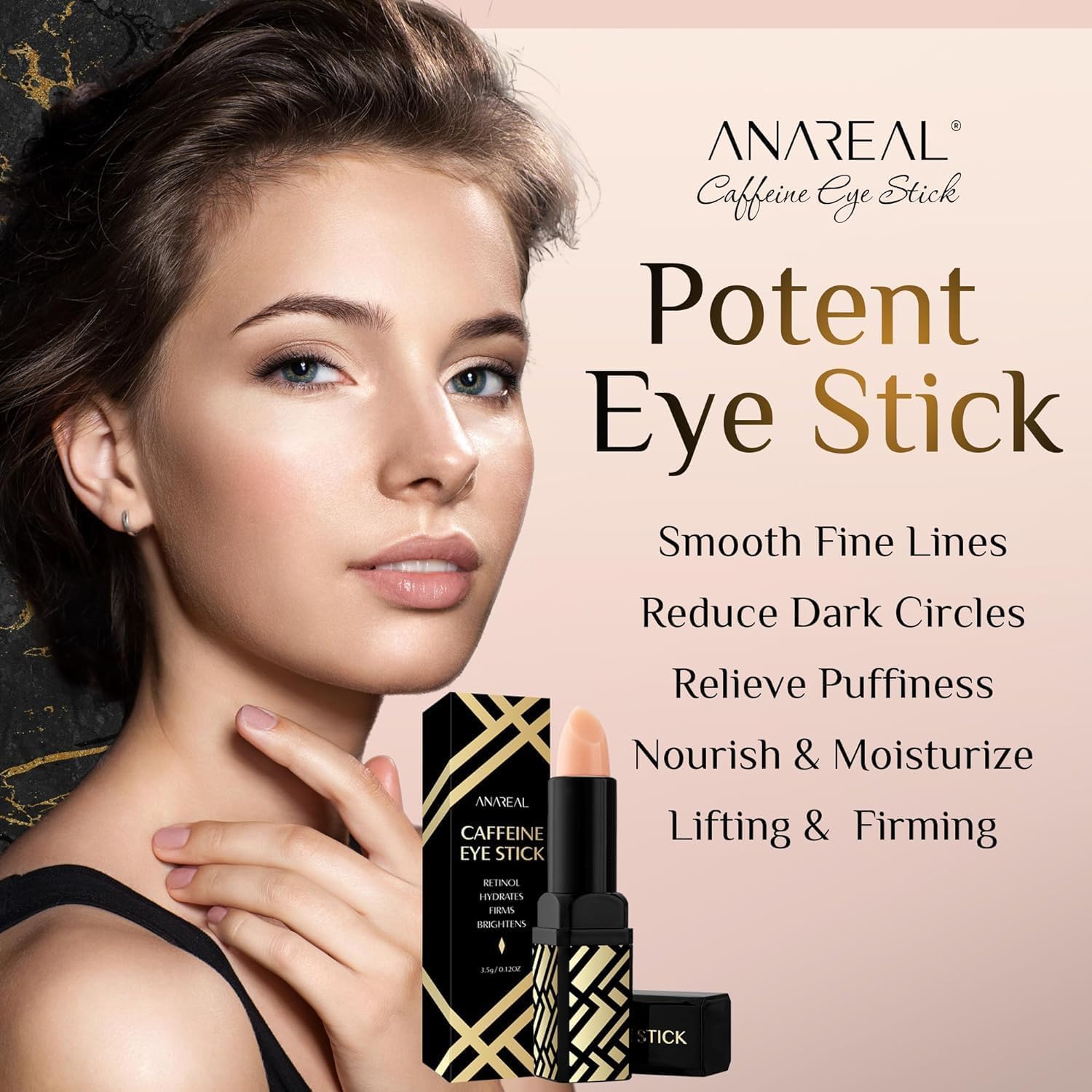 ANAREAL close-up of balm texture highlighting smooth glide and hydration