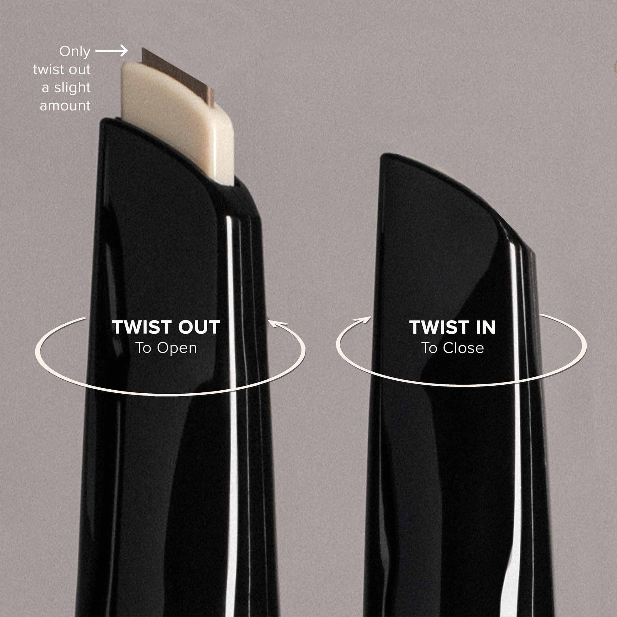 Anastasia Beverly Hills pencil side profile emphasizing slim, travel-friendly form