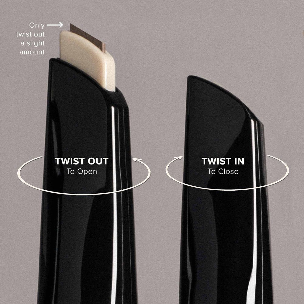 Anastasia Beverly Hills pencil side profile emphasizing slim, travel-friendly form