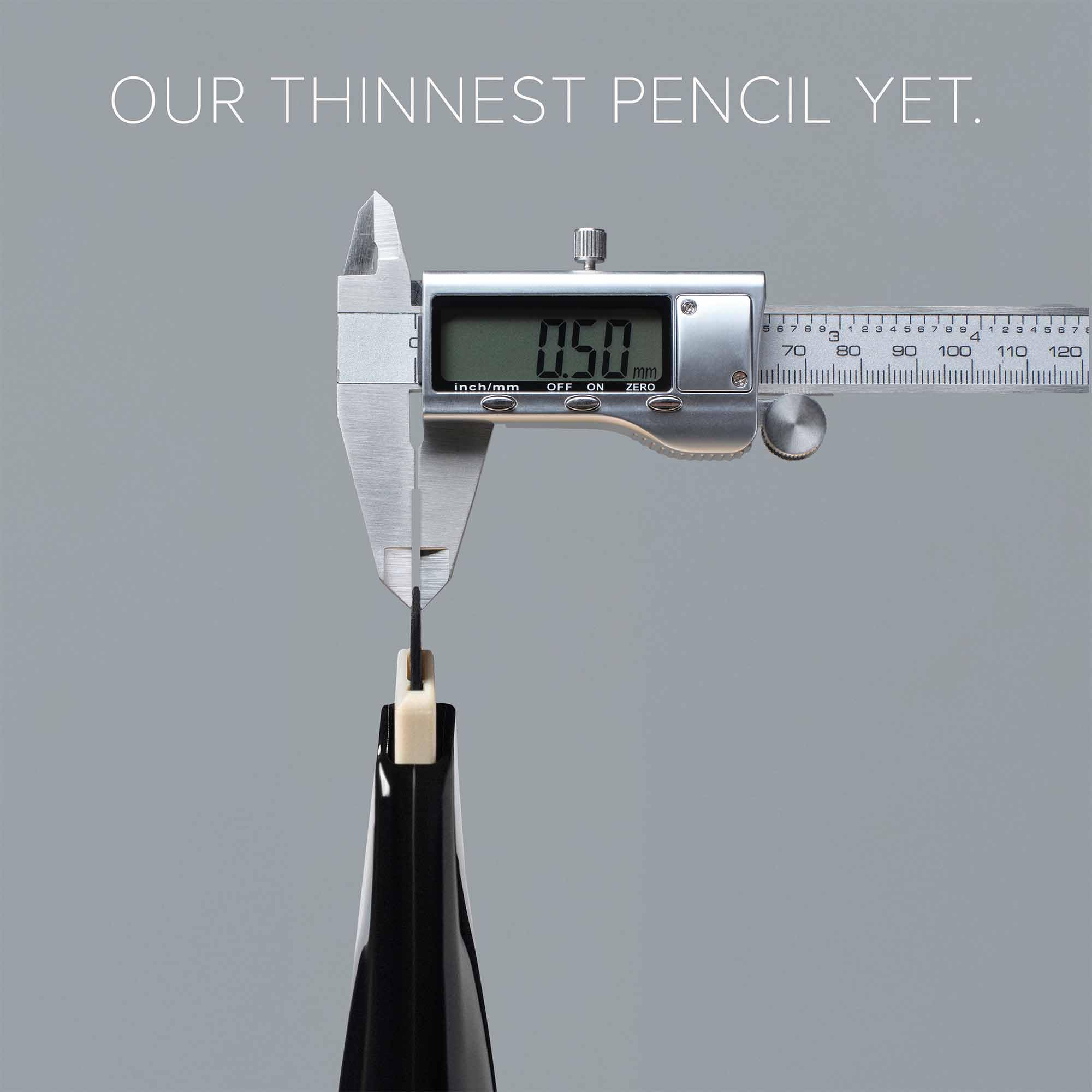 Anastasia Beverly Hills pencil core texture close-up showing smooth glide benefit