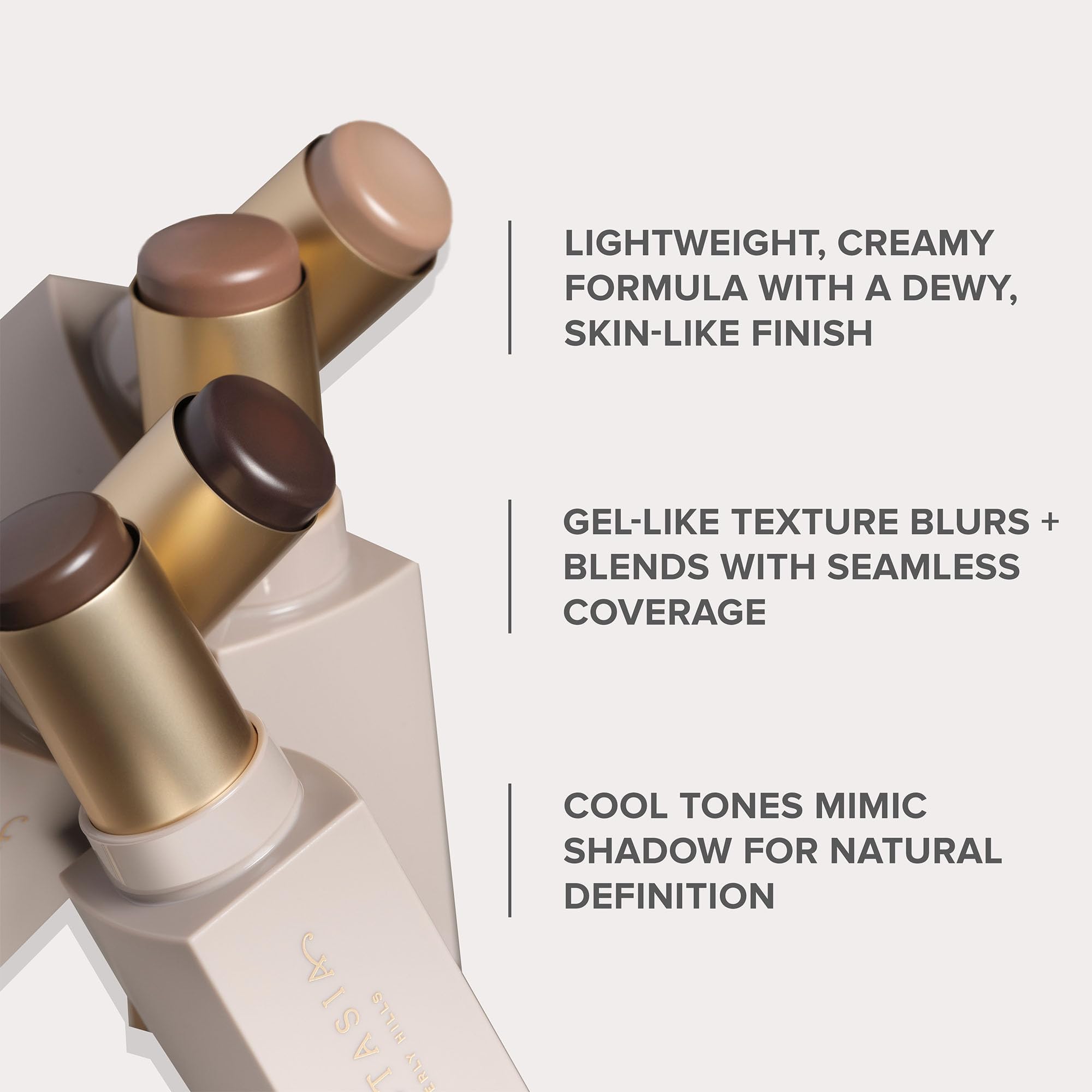 Anastasia Beverly Hills several shade swatches on arm showing range and buildable coverage benefit