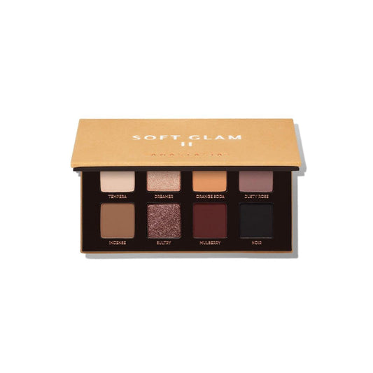 Anastasia Beverly Hills compact front view showing slim travel-ready design and branding