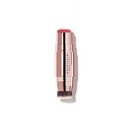 Anastasia Beverly Hills stick blush front view showing packaging and shade benefits a compact routine