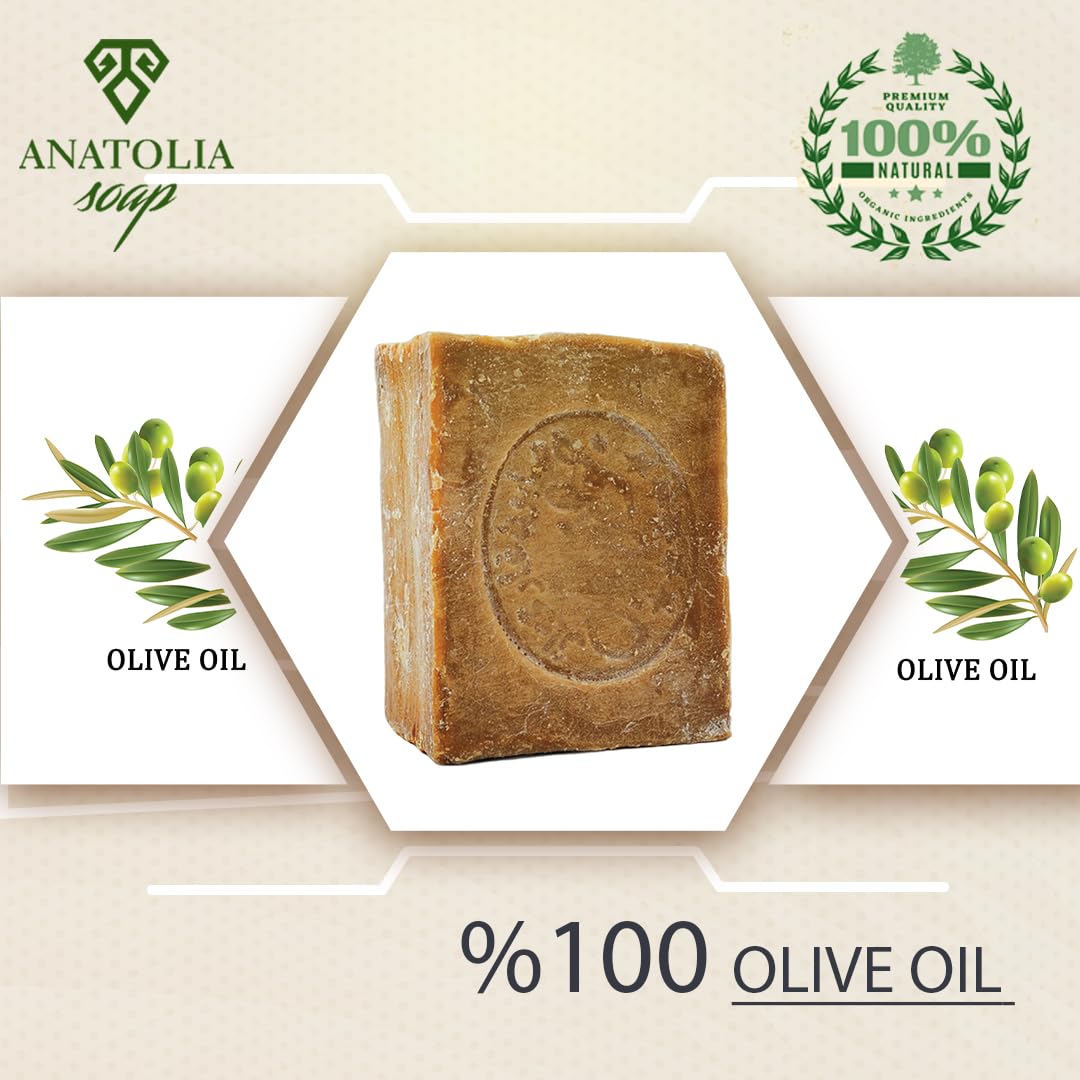 Anatolia Soap label detail highlighting ingredient simplicity and transparent panel